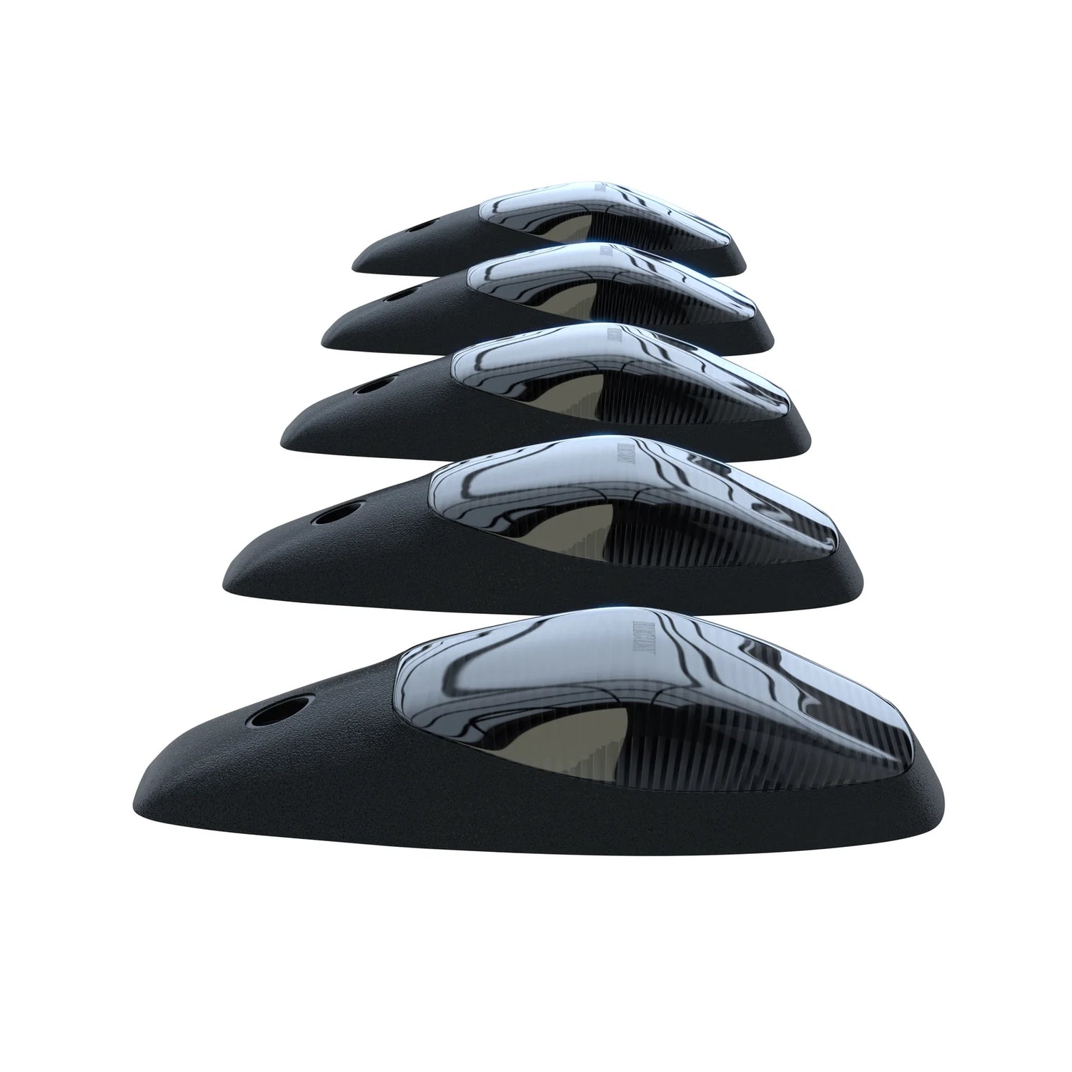 Dodge RAM HD 2500/3500 19-25 5-Piece Cab Roof Light Set LED Smoked Lens in White (FRESH INSTALL)