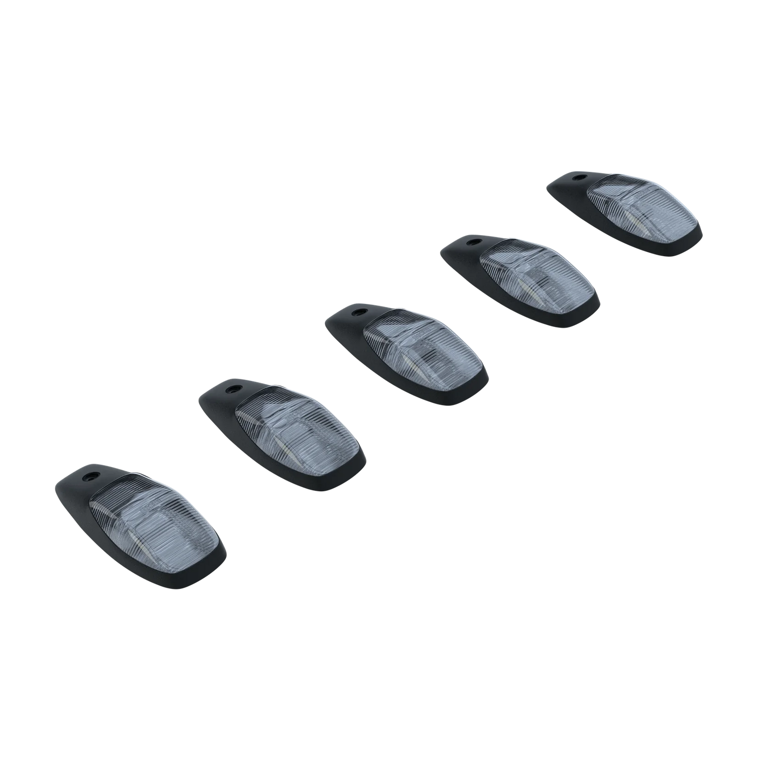 Dodge RAM HD 2500/3500 19-24 5-Piece Cab Roof Light Set LED Clear Lens in White (FRESH INSTALL)