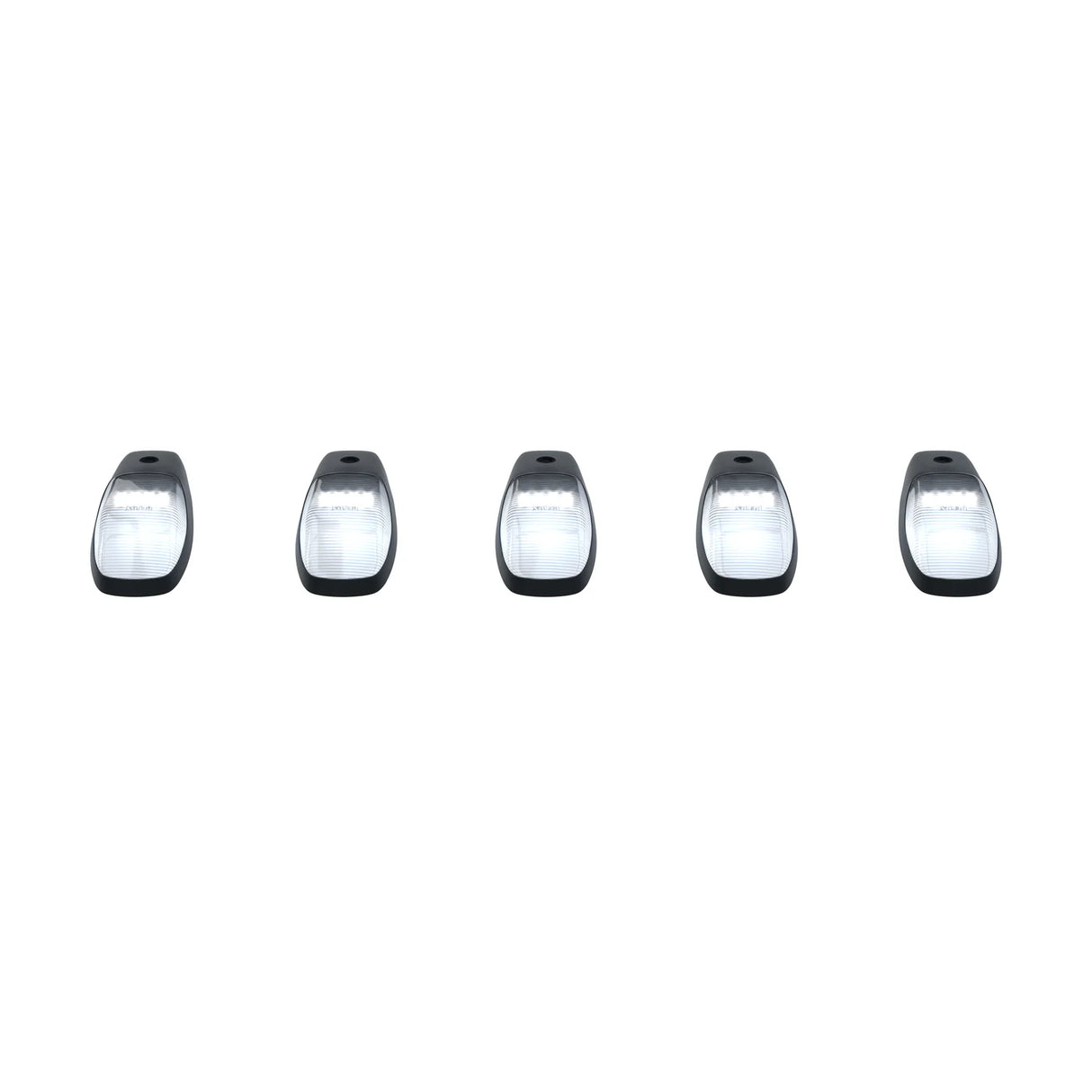 Dodge RAM HD 2500/3500 19-24 5-Piece Cab Roof Light Set LED Clear Lens in White (FRESH INSTALL)