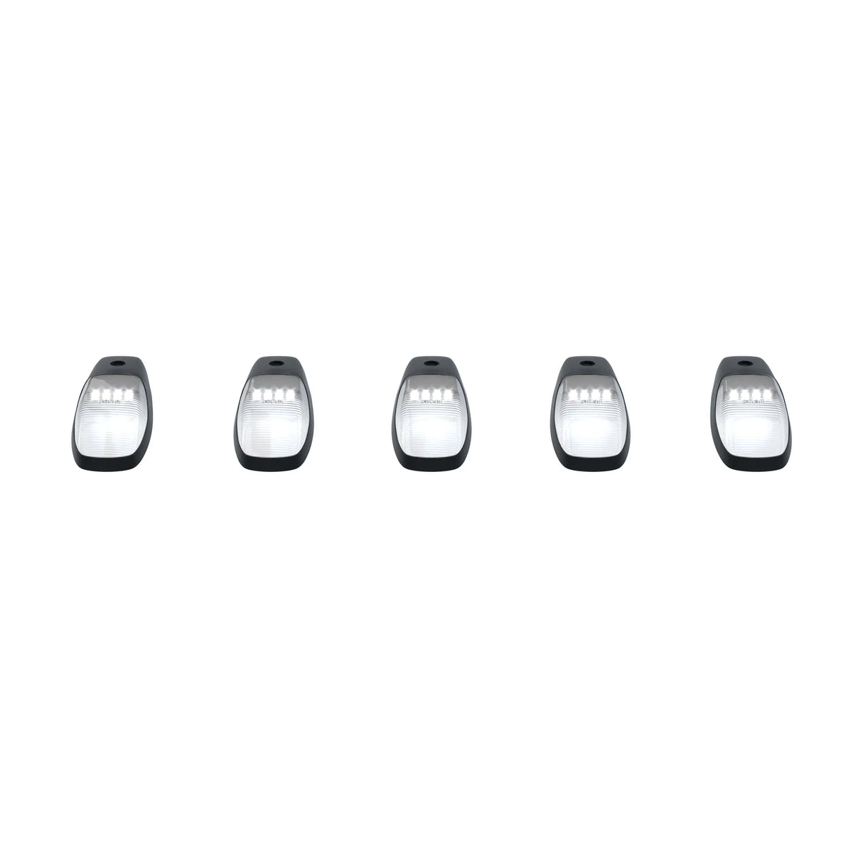 Dodge RAM HD 2500/3500 19-25 5-Piece Cab Roof Light Set LED Smoked Lens in White (FRESH INSTALL)