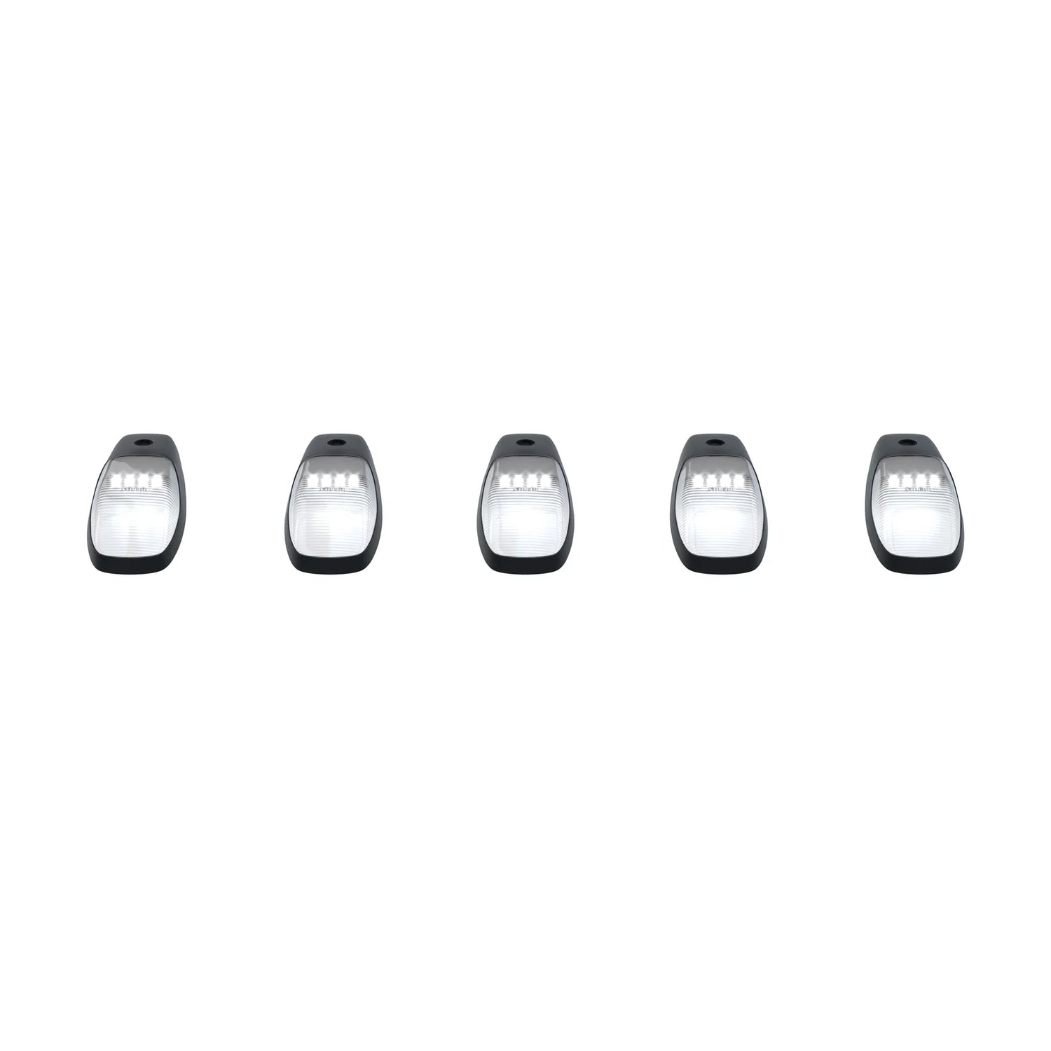 Dodge RAM HD 2500/3500 19-25 5-Piece Cab Roof Light Set LED Smoked Lens in White (FRESH INSTALL)