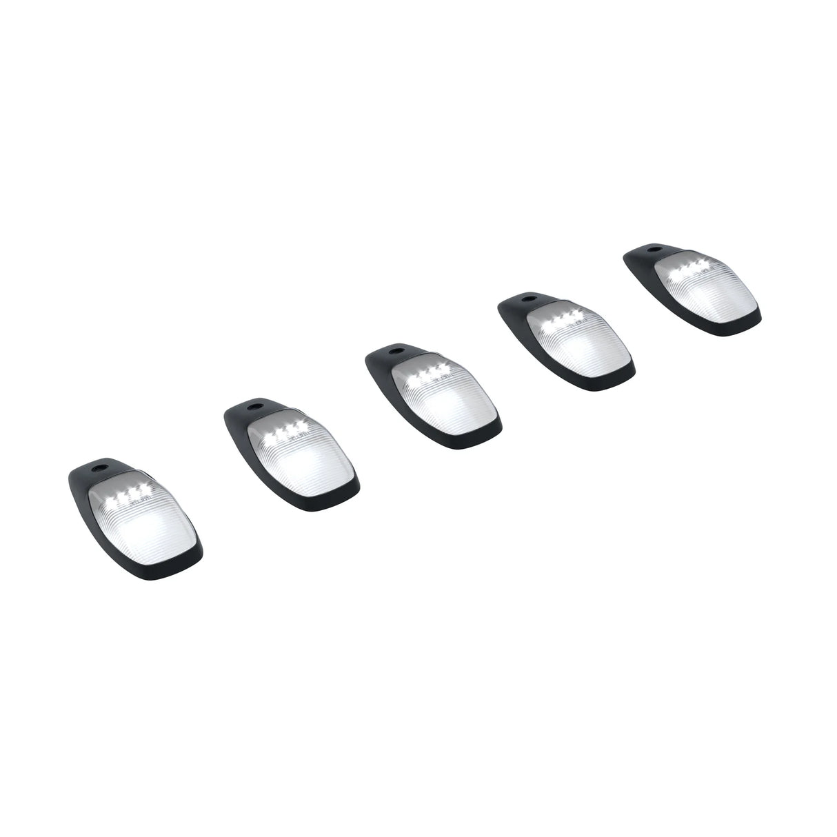 Dodge RAM HD 2500/3500 19-25 5-Piece Cab Roof Light Set LED Smoked Lens in White (FRESH INSTALL)