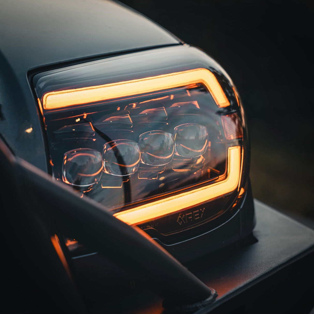 03-09 Toyota 4Runner NOVA-Series LED Projector Headlights Black