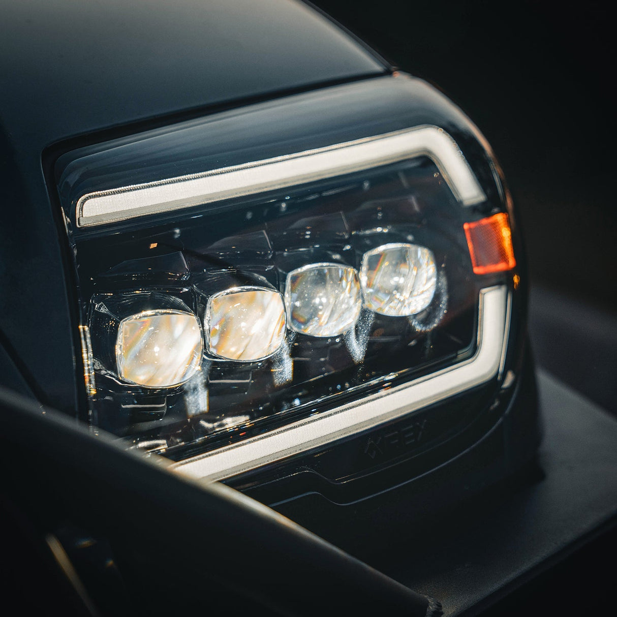 03-09 Toyota 4Runner NOVA-Series LED Projector Headlights Alpha-Black