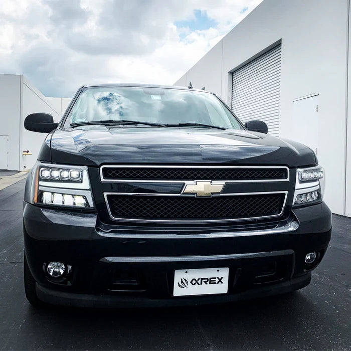PRE-ORDER: 07-14 Chevrolet Tahoe/Suburban/07-13 Avalanche NOVA-Series LED Projector Headlights Black (ETA mid July)