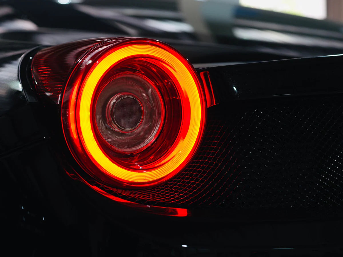 10-15 Ferrari 458 NOVA-Series Prismatic LED Tail Lights Smoke