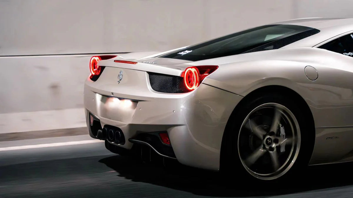 10-15 Ferrari 458 NOVA-Series Prismatic LED Tail Lights Smoke