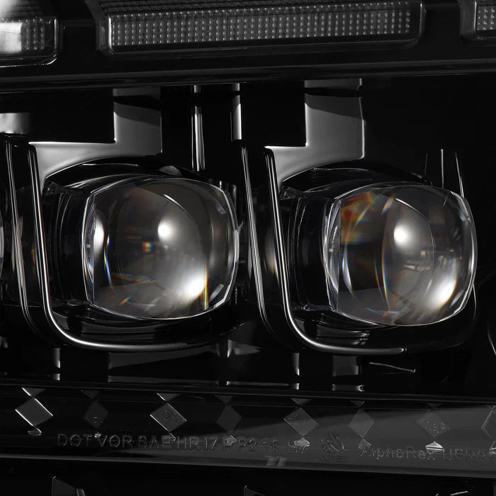 13-14 Ford Mustang MK II NOVA-Series LED Projector Headlights Alpha-Black