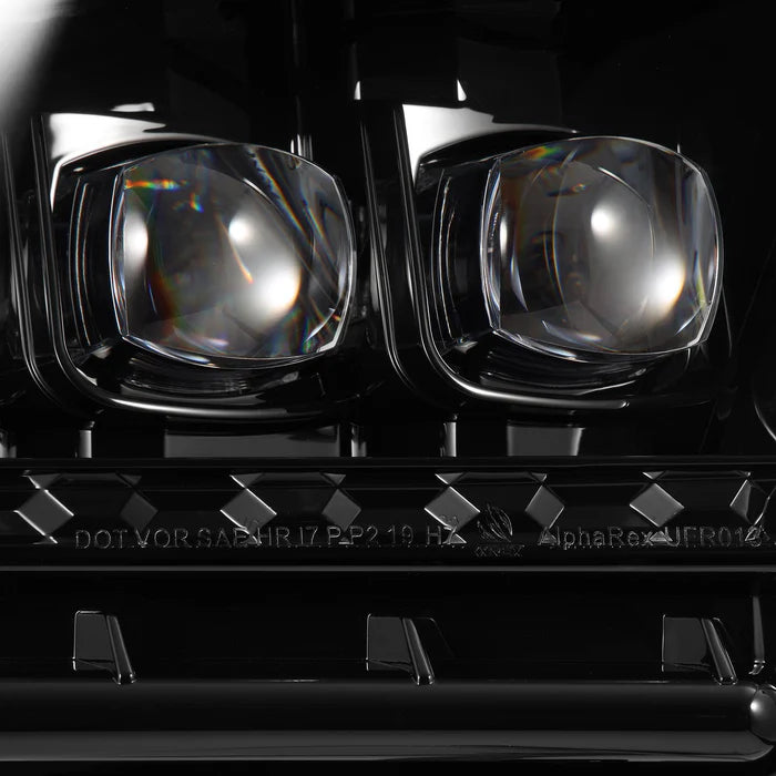 13-14 Ford Mustang MK II NOVA-Series LED Projector Headlights Alpha-Black