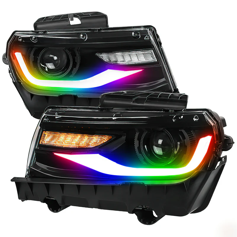 Chevrolet Camaro: Multicolor Flow Series Headlights (2014-2015)