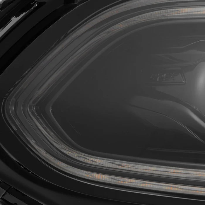 15-23 Dodge Charger LUXX-Series LED Projector Headlights Black
