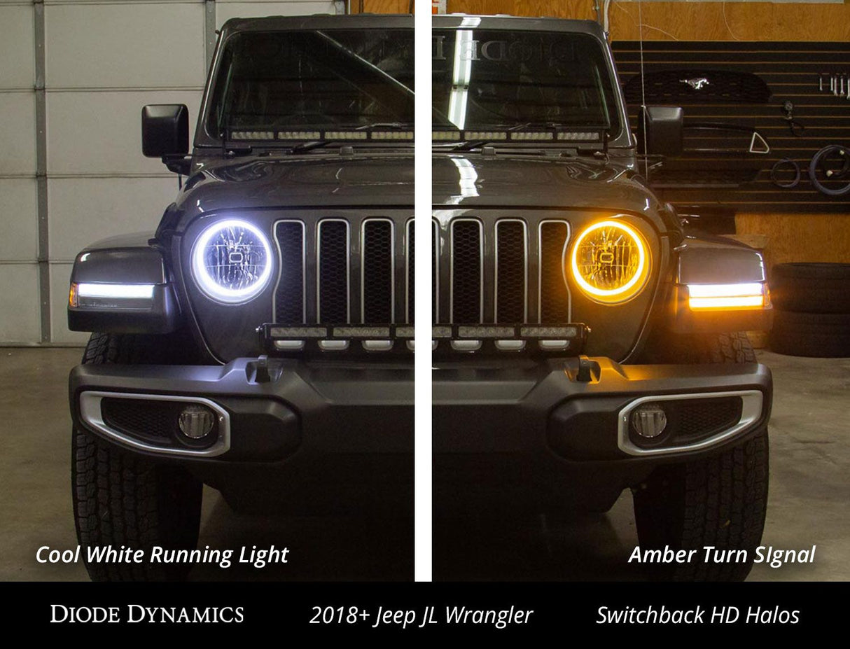 Switchback HD LED Halos for 2020-2025 Jeep Gladiator (pair)