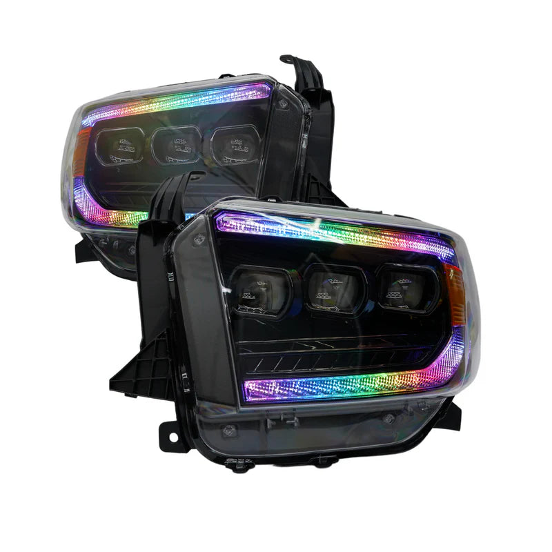 Toyota Tundra: Multicolor Flow Series Headlights (2014-2021) | XB Morimoto