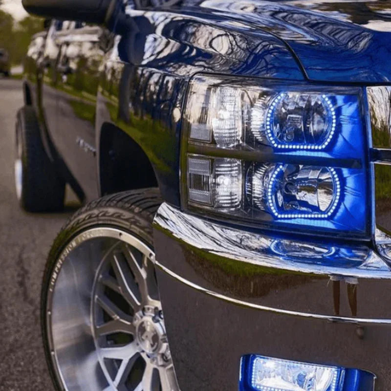 Chevrolet Silverado Flat Bottom Multicolor Halo Kit (2007-2013)