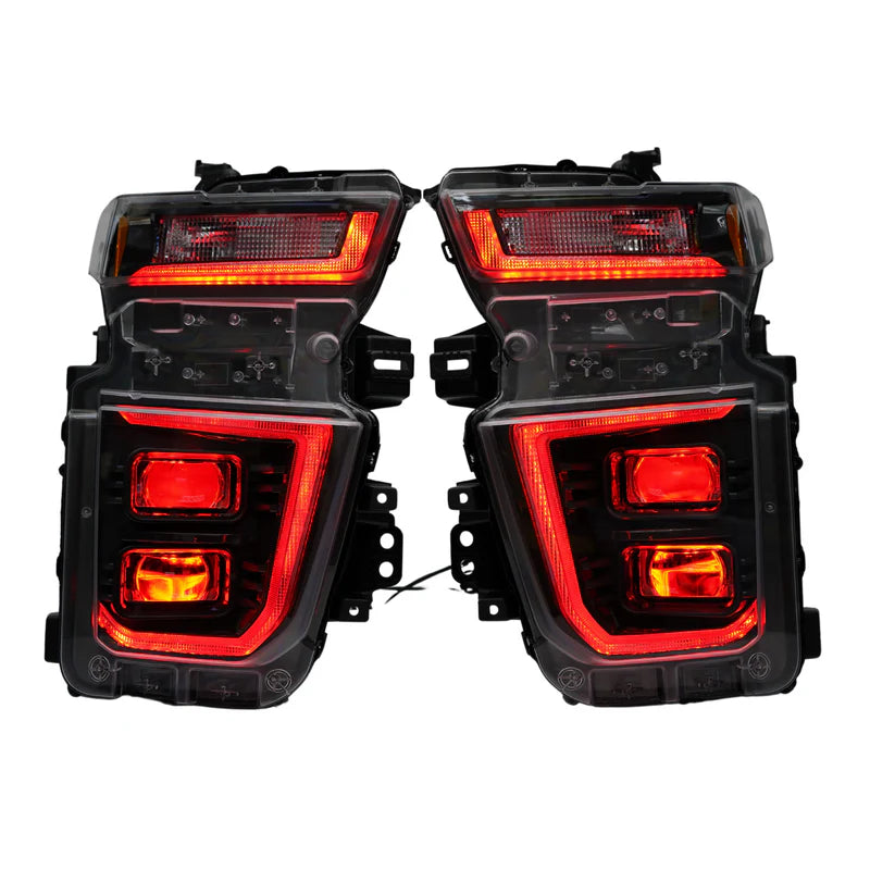 Chevrolet Silverado HD: Multicolor Flow Series Headlights (2020-2023) | XB Hybrid Morimoto