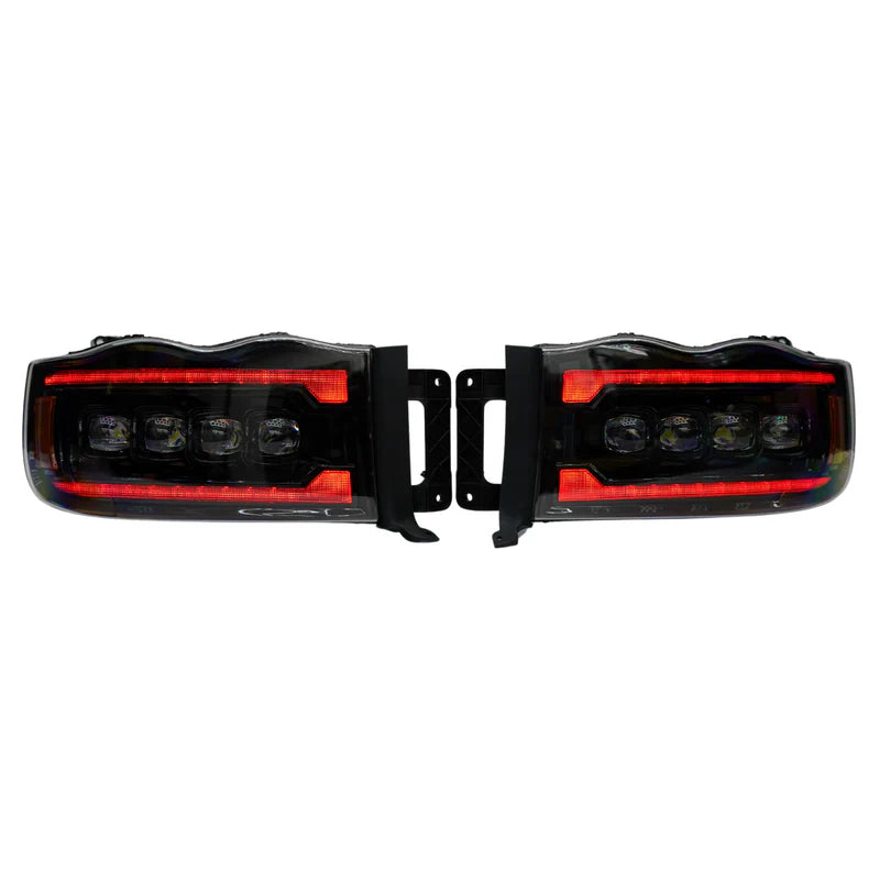Dodge Ram HD: Multicolor Flow Series NOVA Headlights (2002-2005)