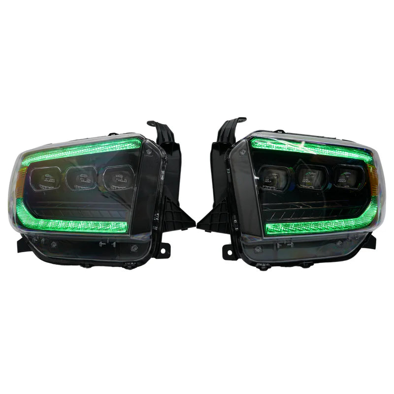 Toyota Tundra: Multicolor Flow Series Headlights (2014-2021) | XB Morimoto
