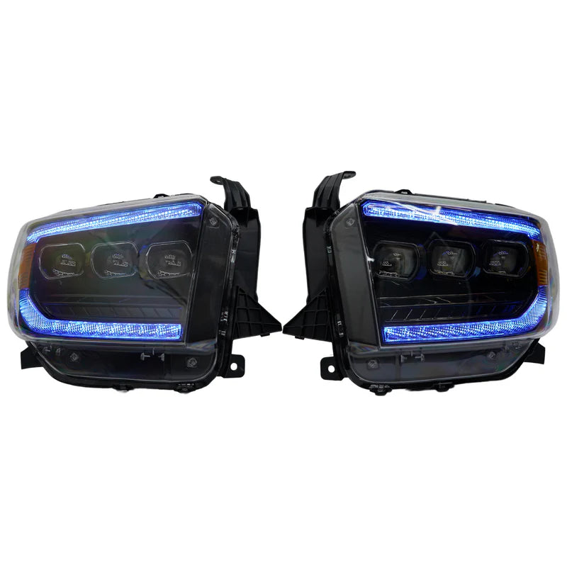 Toyota Tundra: Multicolor Flow Series Headlights (2014-2021) | XB Morimoto