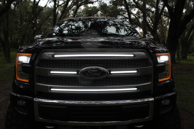 2015-2017 Ford F150 LED “Ghost” Grille Light Kit – Platinum