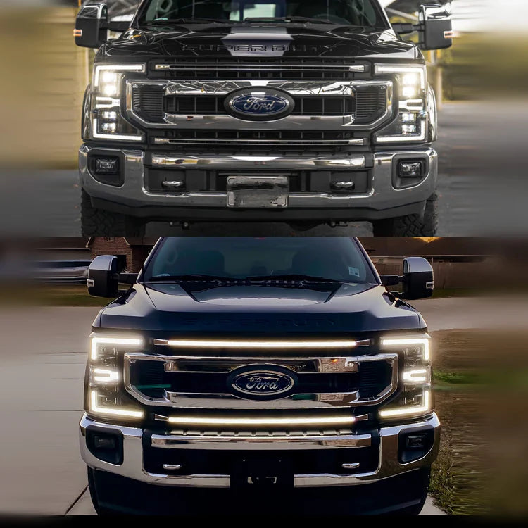 2020 Ford F-250/F-350/F-450/F-550 LED Grille Light Kit – KR/XLT/STX/Platinum