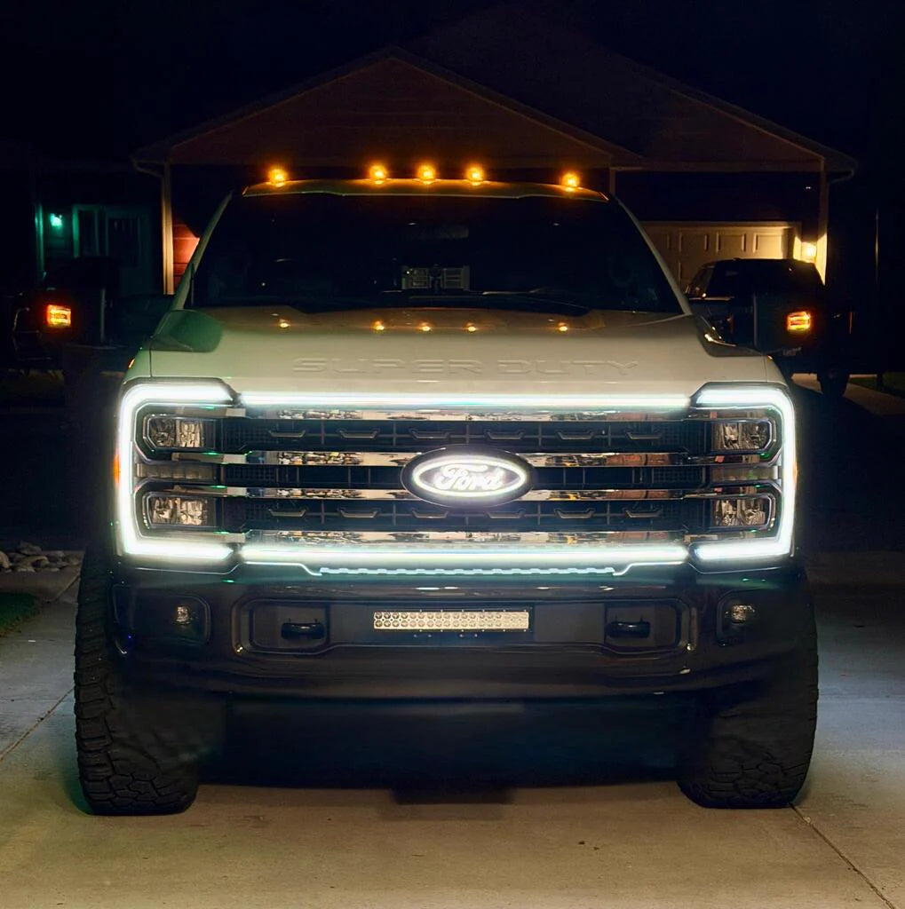 2023-2026 Ford Super Duty “Ghost” LED Grille Light Kit – F-250/F-350/F-450/F-550