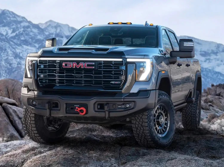 2024 – 2025 GMC Sierra 2500/3500 LED “Power” Grille Bar – SLE, SLT, Pro, AT4 & AT4X