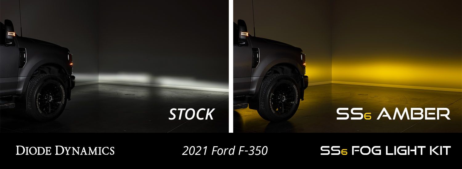SS6 LED Fog Light Kit for 2020-2022 Ford Super Duty (w/ LED Fog Lights)