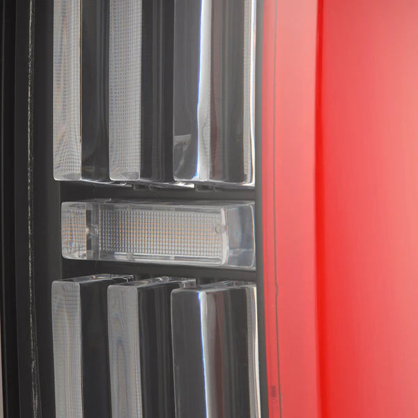 22-24 Toyota Tundra NOVA-Series Prismatic LED Tail Lights Black Red