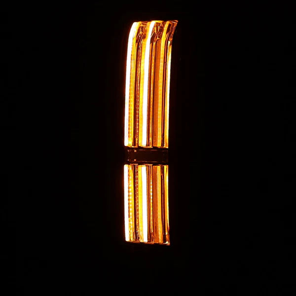22-24 Toyota Tundra NOVA-Series Prismatic LED Tail Lights Black Red
