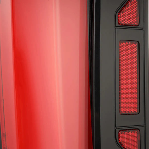 22-24 Toyota Tundra NOVA-Series Prismatic LED Tail Lights Black Red