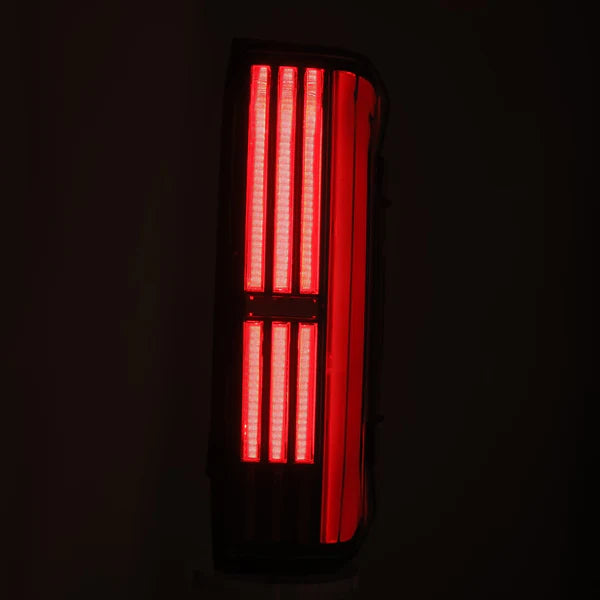 22-24 Toyota Tundra NOVA-Series Prismatic LED Tail Lights Black Red