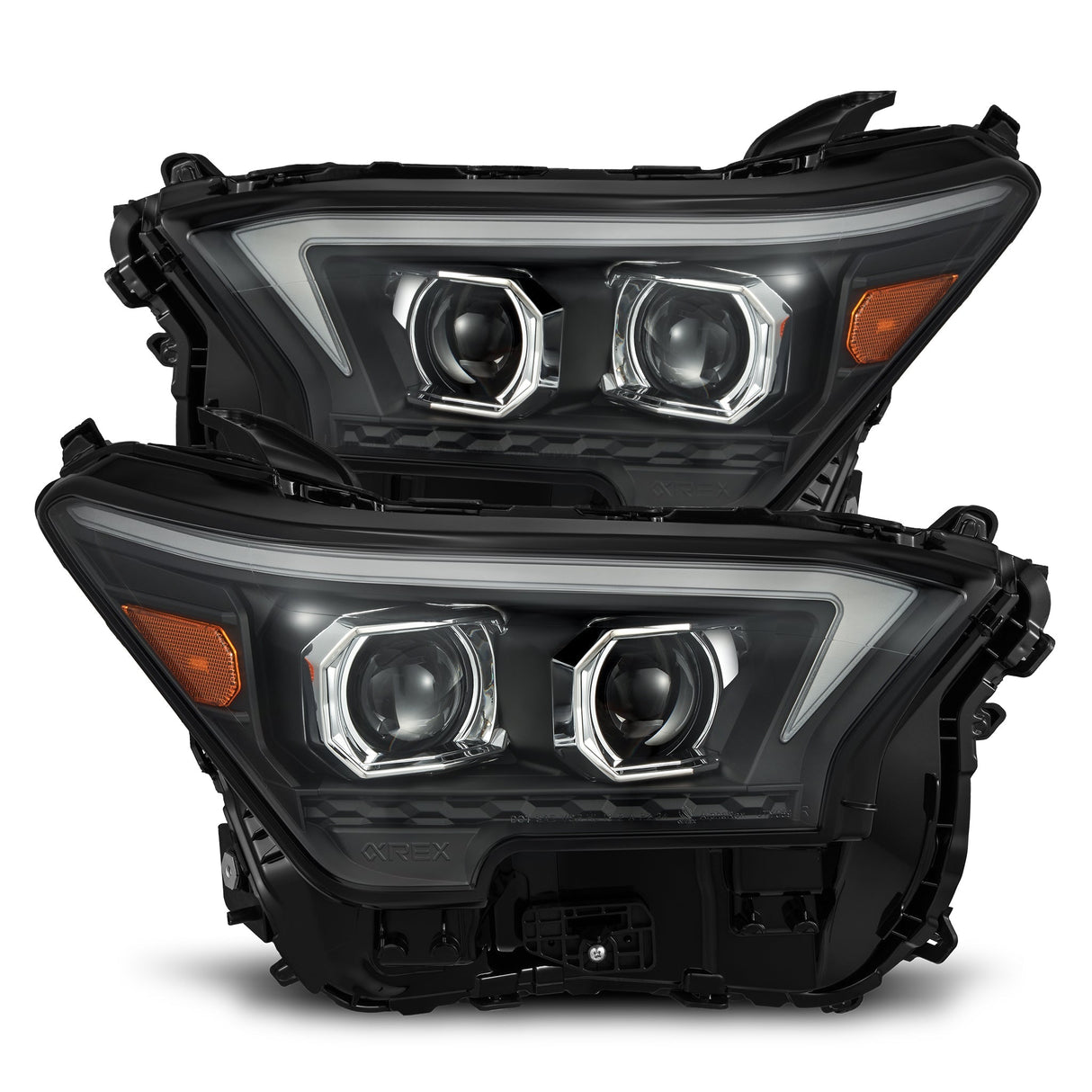 24-25 Toyota Tacoma / 25-up 4Runner OG-Style LUXX-Series LED Projector Headlights Black