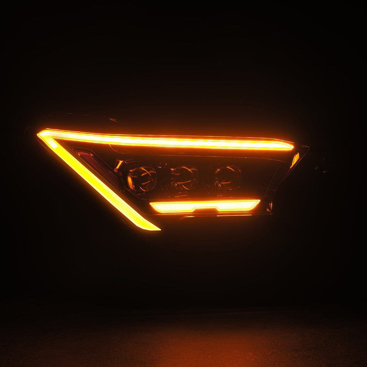 24-25 Toyota Tacoma / 25-up 4Runner LUXX-Series LED Projector Headlights Alpha-Black