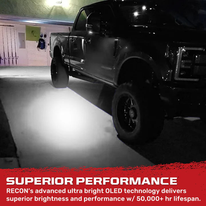 Ford Super Duty 17-25 Ultra High Power LED Mirror / Puddle Lights - WHITE