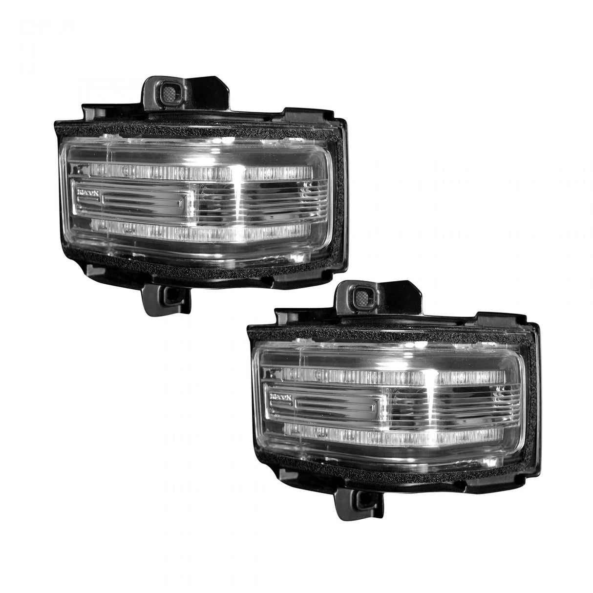 Ford F250/F350/F450 17-25 Super Duty Side Mirror Lenses LED Clear