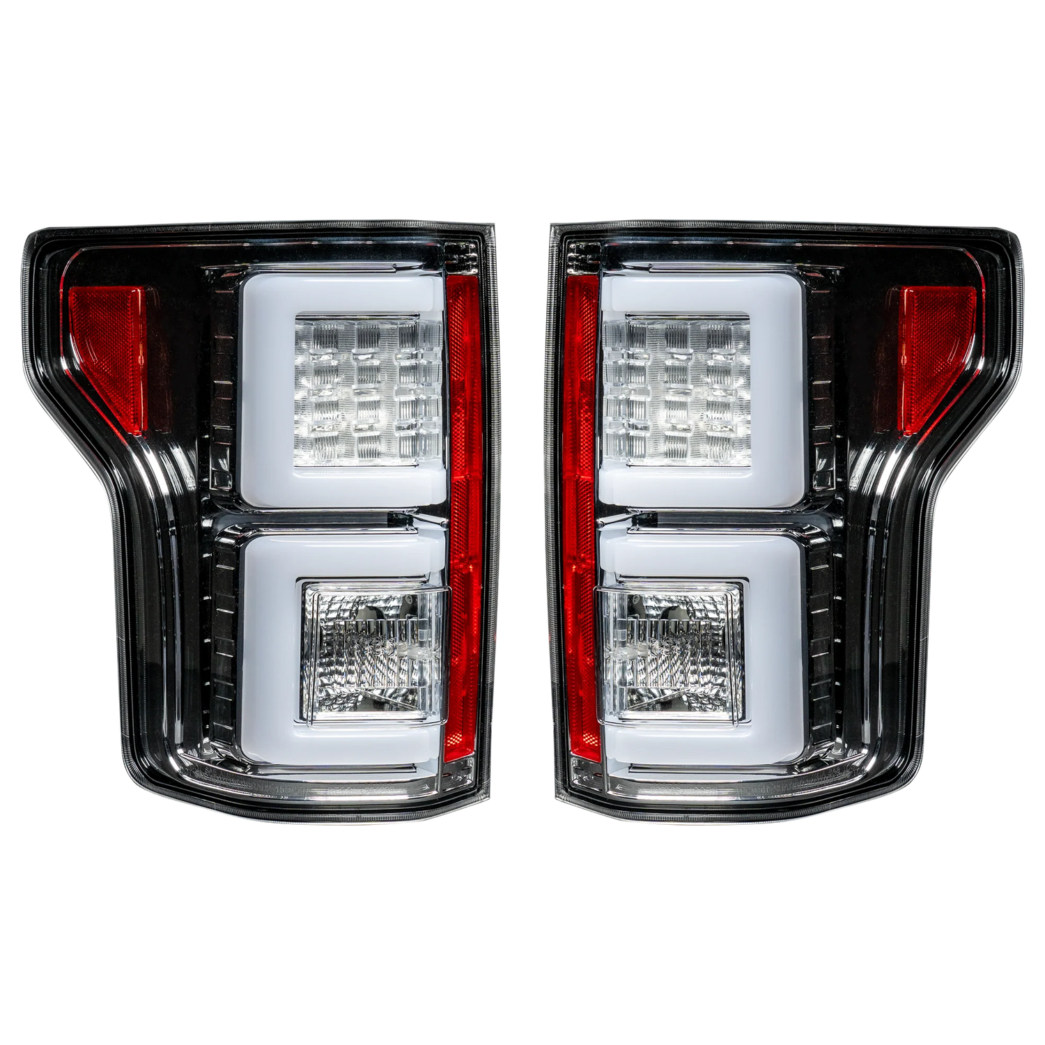Ford F150 18-20 Replaces OEM Halogen Tail Lights OLED Clear