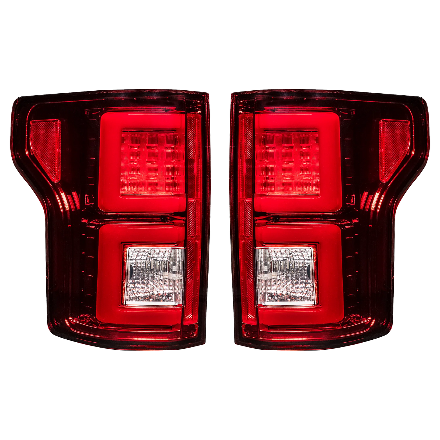 Ford F150 15-17 Tail Lights LED in Red