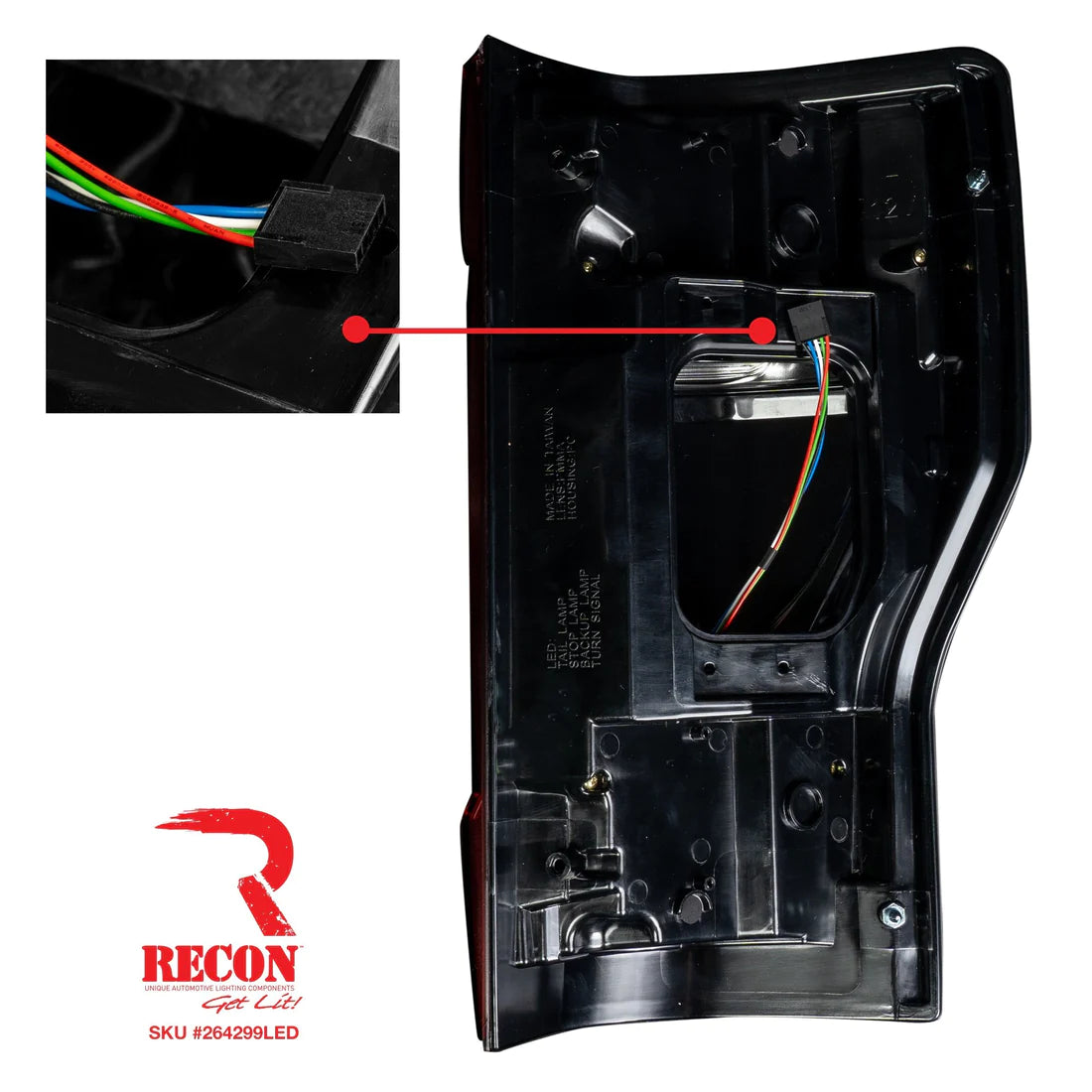 Ford Super Duty 17-19 Ultra Bright OLED Tail Lights (Replaces Factory/OEM LED) - SMOKED RED