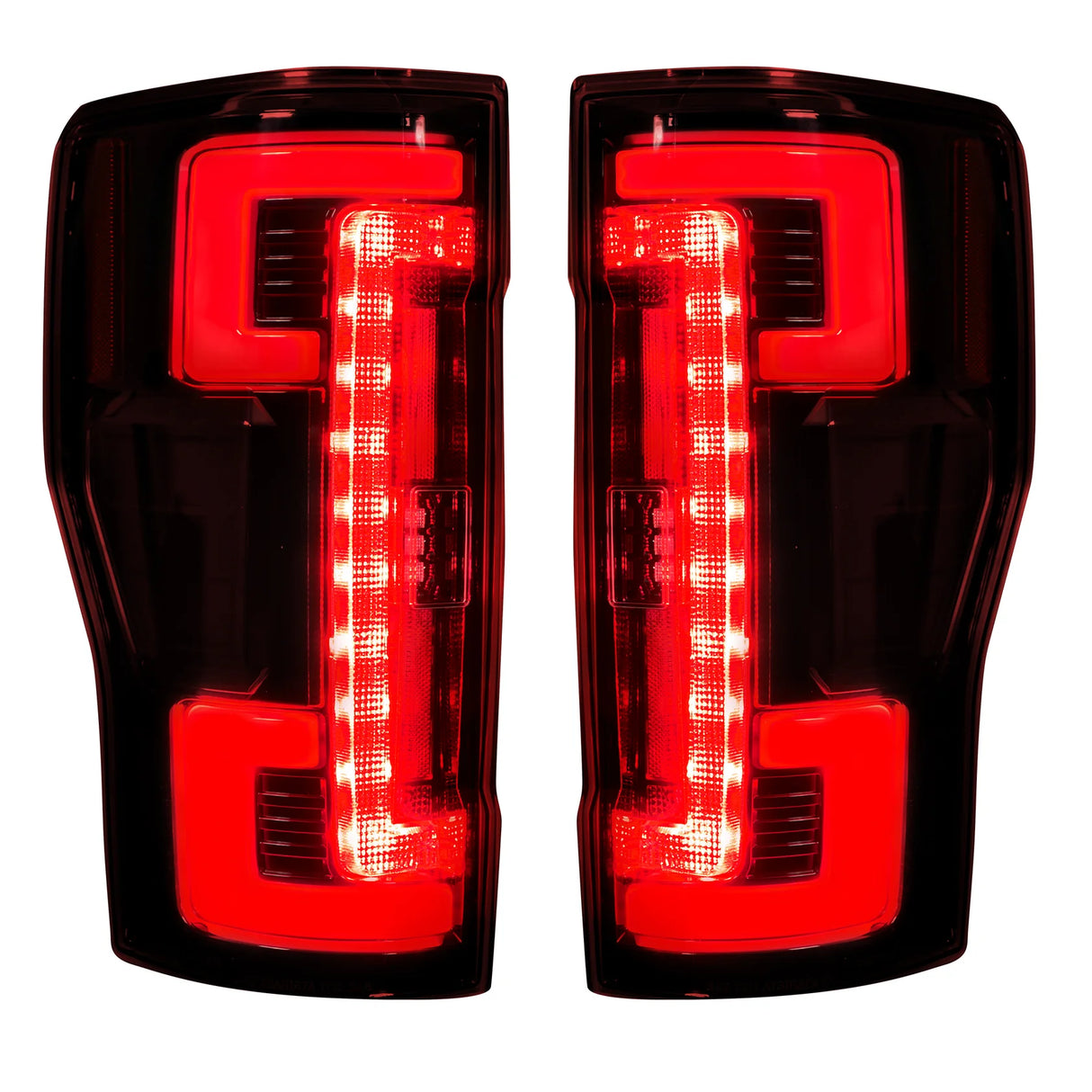 Ford Super Duty 20-22 Ultra Bright OLED Tail Lights (Replaces Factory/OEM LED) - RED LENS