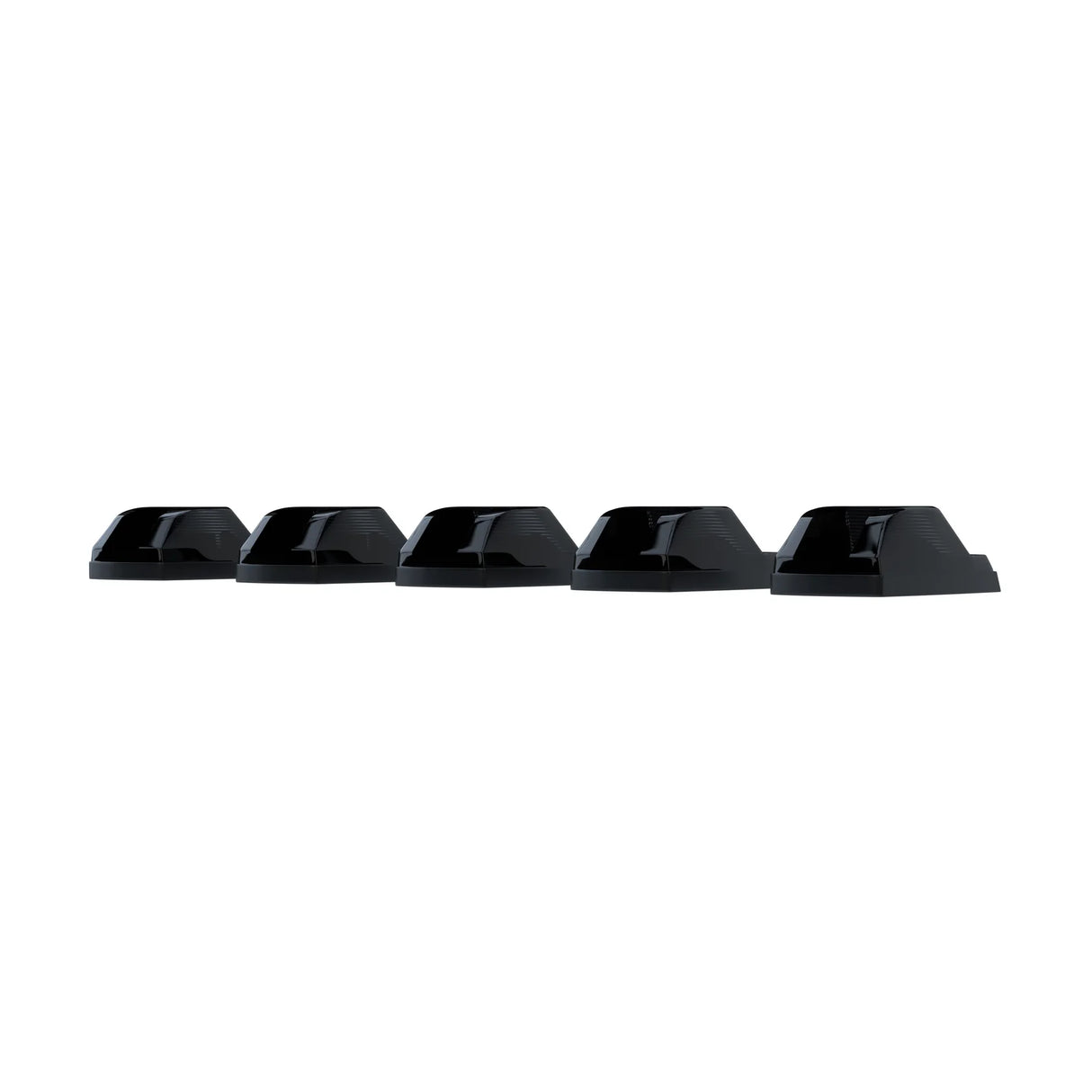 Ford 17-25 Superduty (5-Piece Set) Smoked Cab Roof Light Lens with RGB (Multi-Colored) High-Power LED's (FRESH INSTALL)