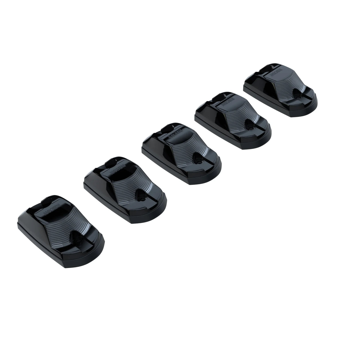 Ford 17-25 Superduty (5-Piece Set) Smoked Cab Roof Light Lens with RGB (Multi-Colored) High-Power LED's (FRESH INSTALL)
