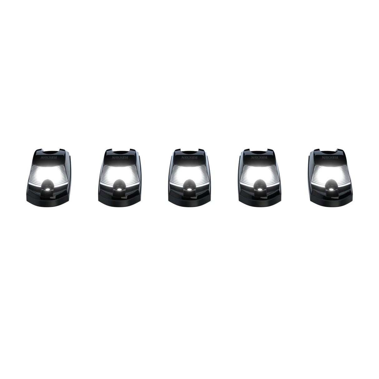 Ford Super Duty 17-22 (5-Piece Set) Cab Roof Light Kit in White High-Power LED with Smoked Lens (OPEN BOX)