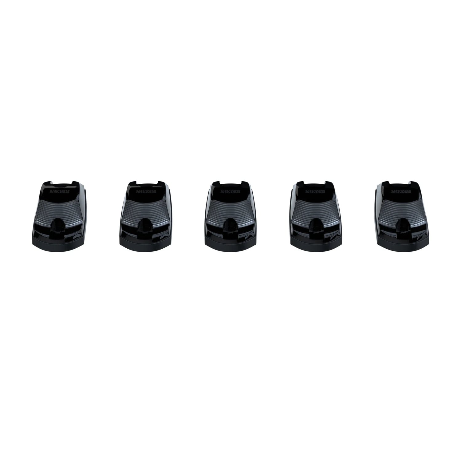 Ford 17-25 Superduty (5-Piece Set) Smoked Cab Roof Light Lens with RGB (Multi-Colored) High-Power LED's (FRESH INSTALL)