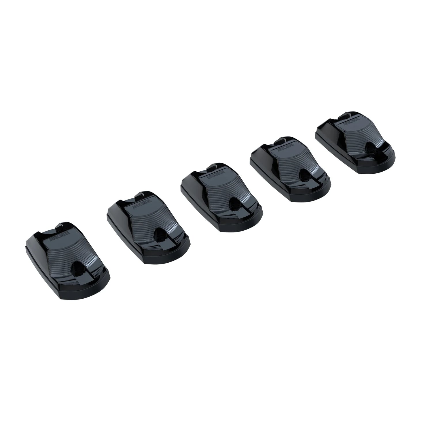 Ford 17-25 Superduty (5-Piece Set) Smoked Cab Roof Light Lens with RGB (Multi-Colored) High-Power LED's (FRESH INSTALL)