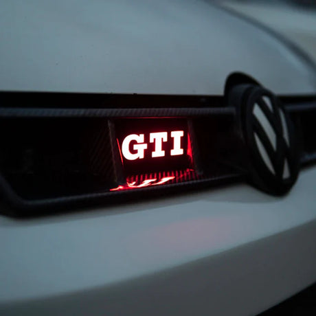 GTI : Illuminated Multicolor Flow LED Badge | Lit Logos