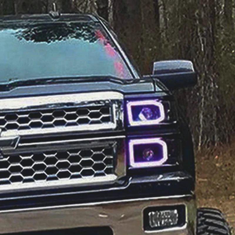 Chevrolet Silverado (Halogen) Multicolor Halo Kit (2014-2015)