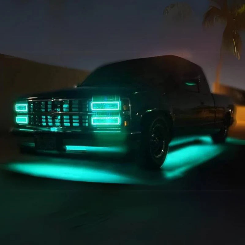 Chevrolet Silverado Headlight Multicolor Halo Kit (1989-1999)