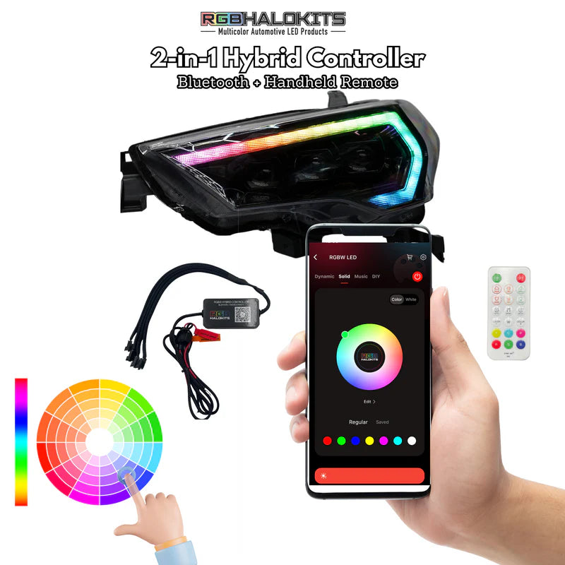 Toyota 4Runner: Multicolor Flow Series Headlights (2014-2024) | XB Morimoto