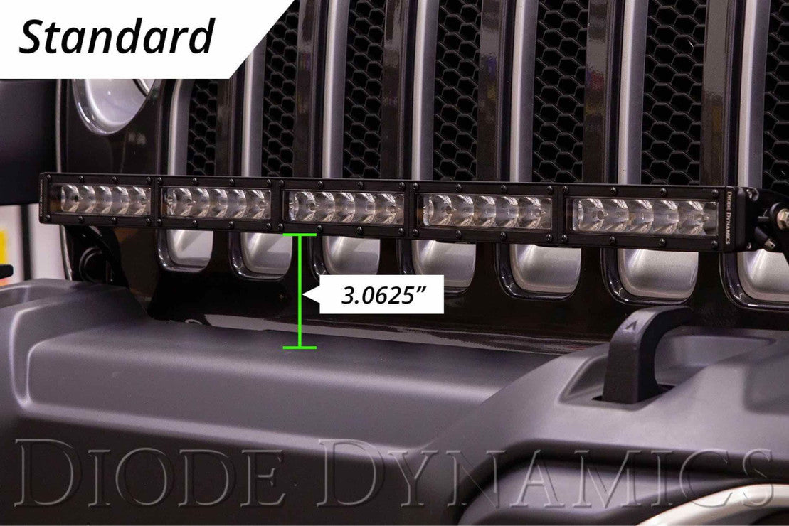 2018-2025 Jeep JL Wrangler Bumper LED Lightbar Kit