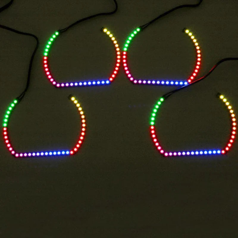 Chevrolet Silverado Flat Bottom Multicolor Halo Kit (2007-2013)